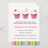 Cupcake Party Invitation (Front/Back)