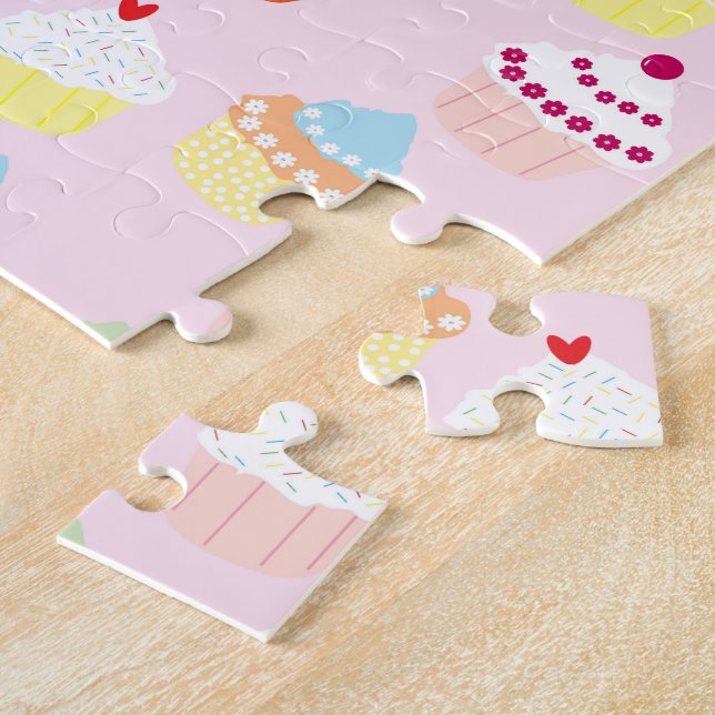 Cupcake Party Jigsaw Puzzle (Side)