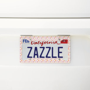 Cupcake Party License Plate #2 Frame