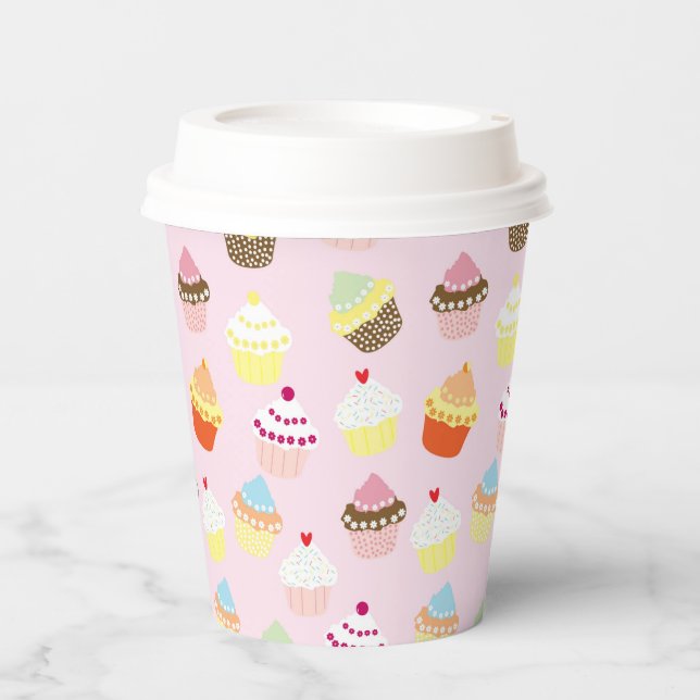 Cupcake Party Paper Cups (Front)
