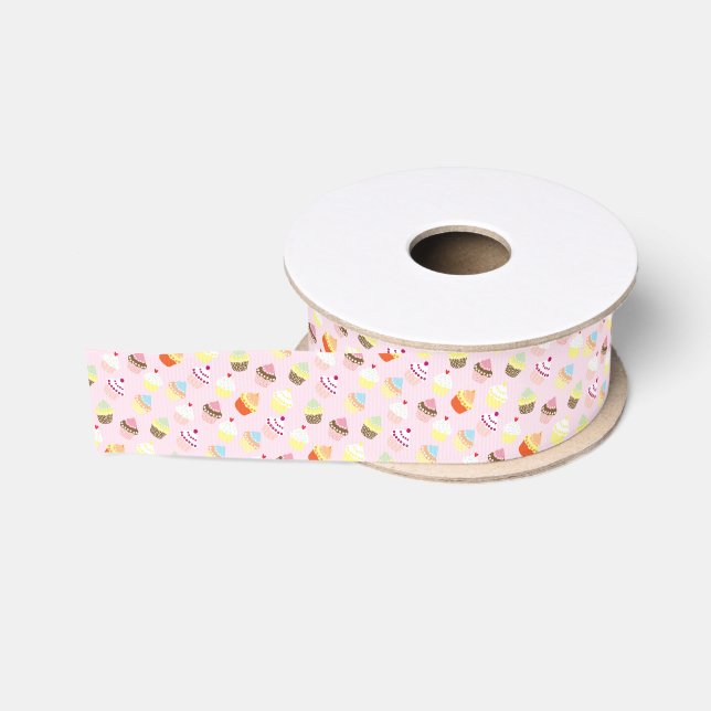 Cupcake Party Ribbon (Spool)