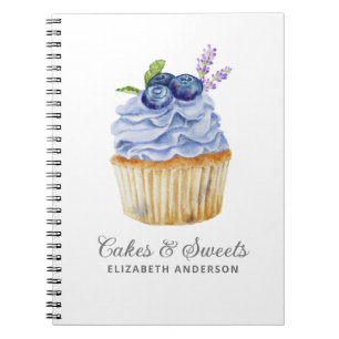 Cupcake Pastry Chef Bakery Notebook