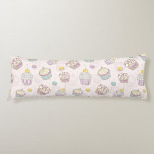Cupcake Pattern Body Pillow
