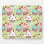 Cupcake pattern mouse pad