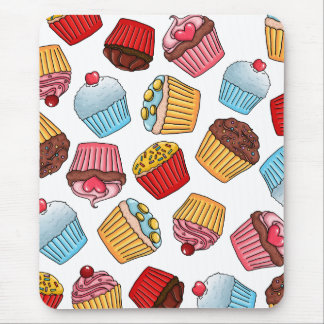 Cupcake Pattern Mouse Pad