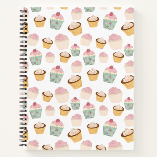 Cupcake Pattern Notebook