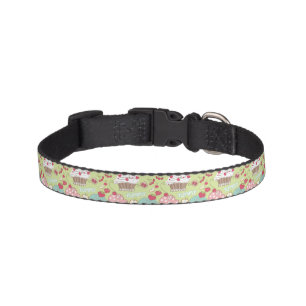 Cupcake pattern pet collar