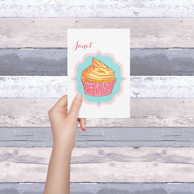 Cupcake Personalized Friendship Card (Creator Uploaded)
