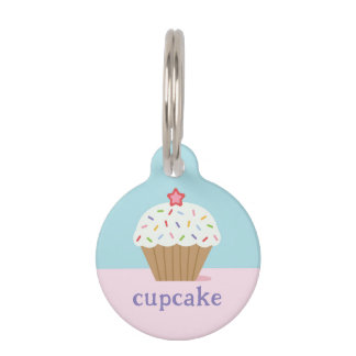 Cupcake Pet ID Tag