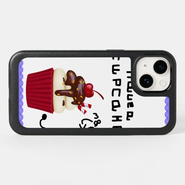 cupcake phone case!:D Otterbox iPhone Case (Back Horizontal)