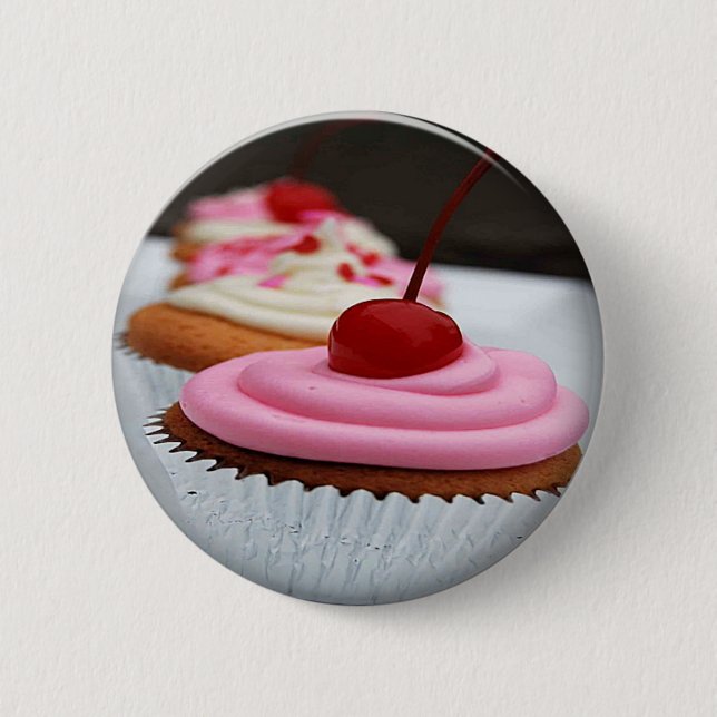 cupcake pinback button (Front)