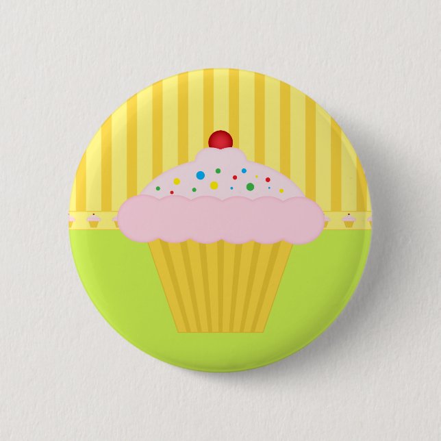 Cupcake Pinback Button (Front)