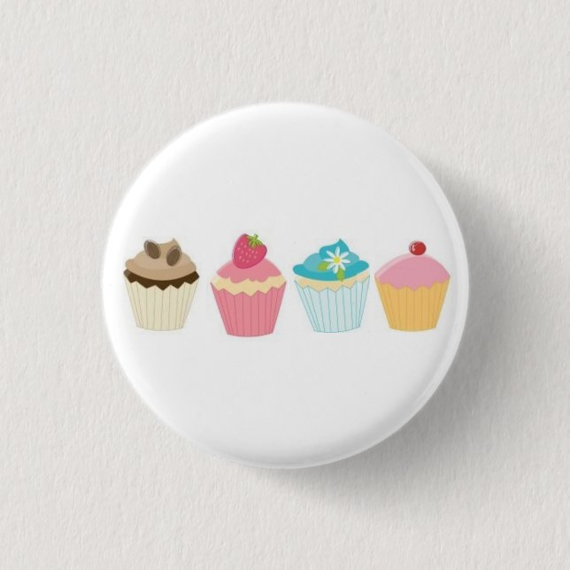 Cupcake Pinback Button (Front)