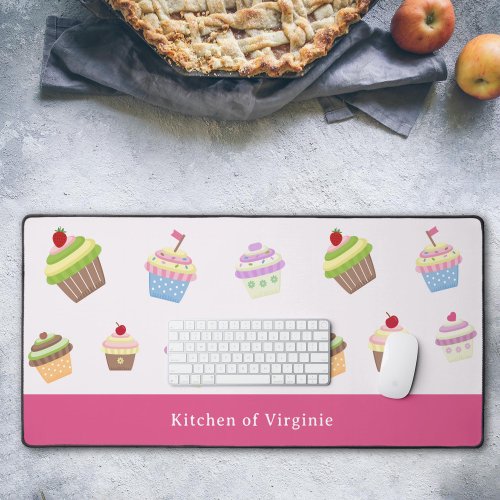 Cupcake Pink Desk Mat