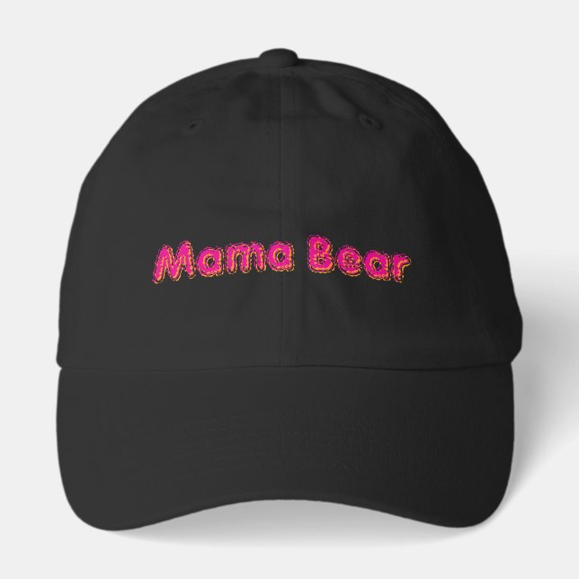 Cupcake Pink Personalized Text  Hat (Front)