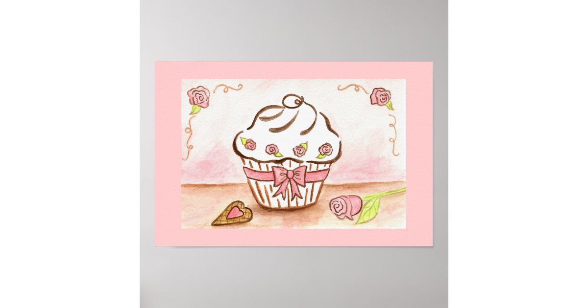 Cupcake Poster | Zazzle