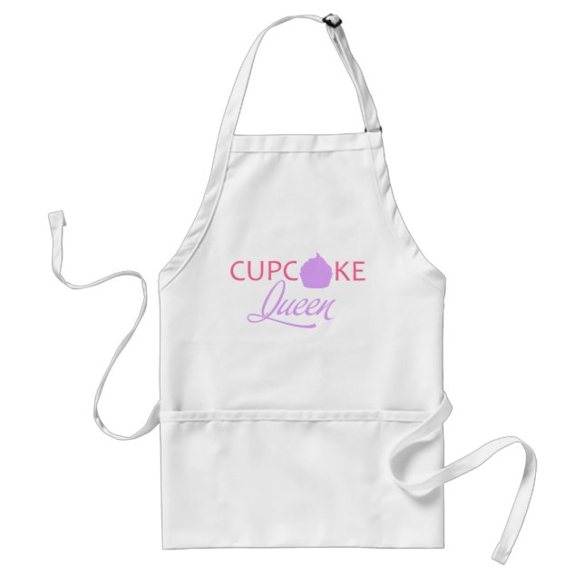 Cupcake Queen Adult Apron (Front)