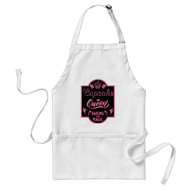 Cupcake Queen Adult Apron (Front)