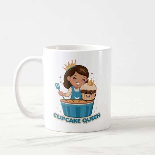 Cupcake Queen Baking Mom Coffee Mug
