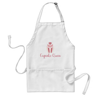 Cupcake Queen decorative cupcake crown design Adult Apron