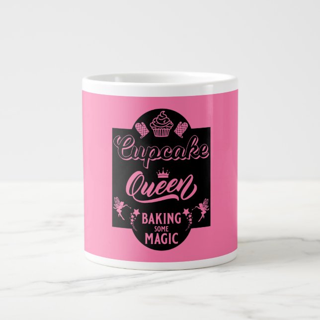Cupcake Queen Giant Coffee Mug (Front)