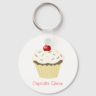Cupcake Queen Keychain