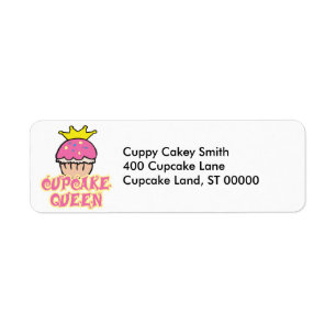 Cupcake Queen Label