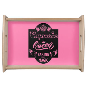 Cupcake Queen Serving Tray