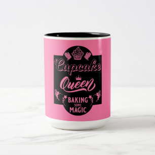 Cupcake Queen Two-Tone Coffee Mug