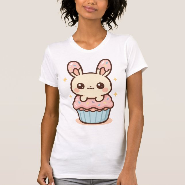 Cupcake Rabbit T-Shirt (Front)