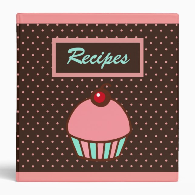 Cupcake Recipe Binder (Front)