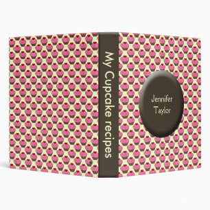 cupcake Recipe binder