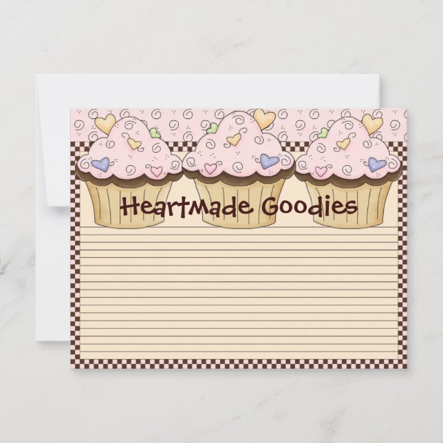 Cupcake Recipe Card (Front)