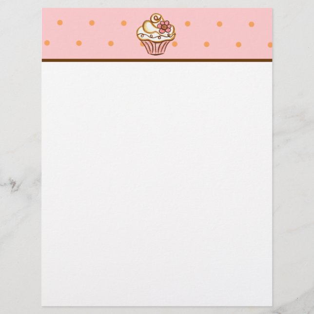 Cupcake Recipe Paper (Front)