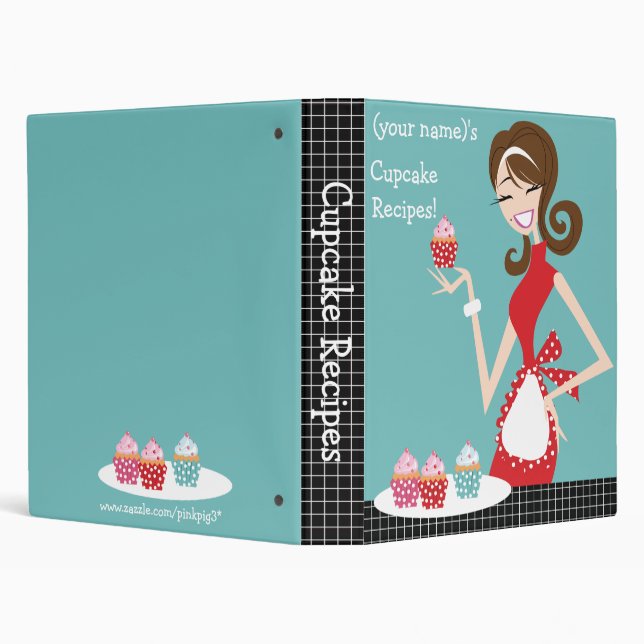 Cupcake Recipes Binder (Background)