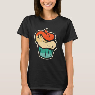 Cupcake Retro Style Vintage Cupcake T-Shirt