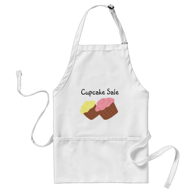 Cupcake Sale Adult Apron (Front)