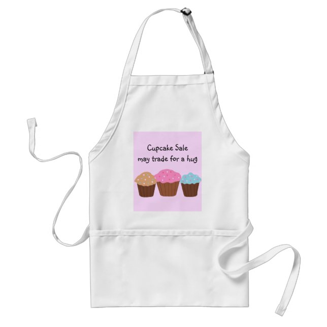 Cupcake Sale Adult Apron (Front)