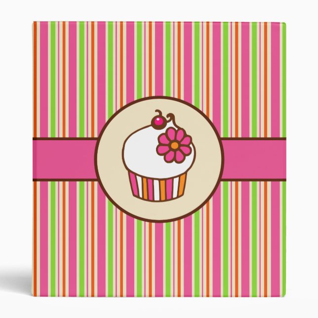 Cupcake Scrapbook Binder (Front)