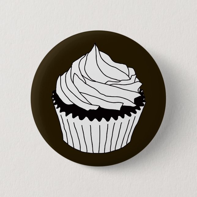 cupcake scribbles button (Front)