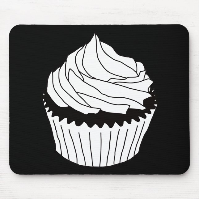 cupcake scribbles mouse pad (Front)