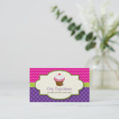 Cupcake Shop Business Card (Standing Front)