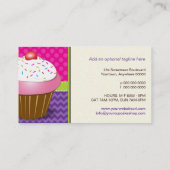 Cupcake Shop Business Card (Back)
