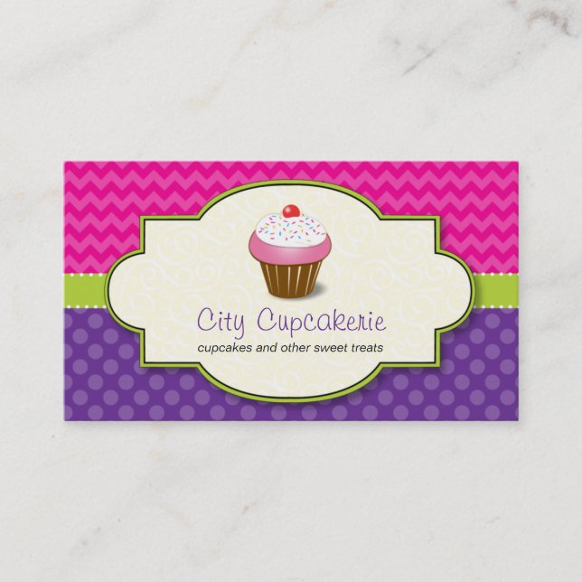 Cupcake Shop Business Card (Front)