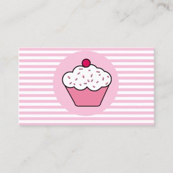 Cupcake Shop Business Cards by MG_BusinessCards at Zazzle
