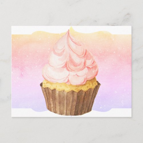 Cupcake Solo Postcard