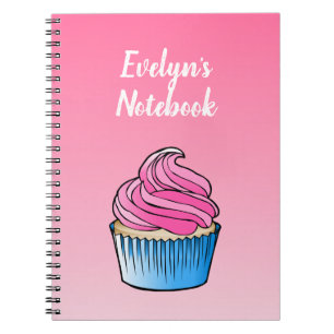 Cupcake Spiral Photo Notebook