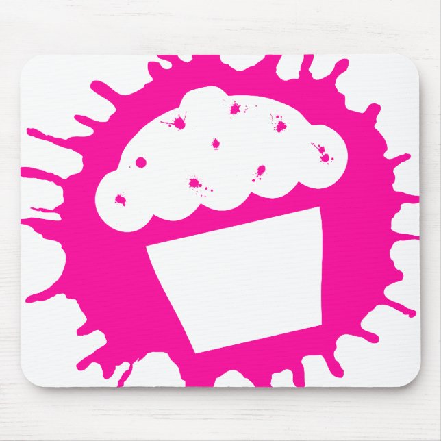 cupcake splatz mouse pad (Front)
