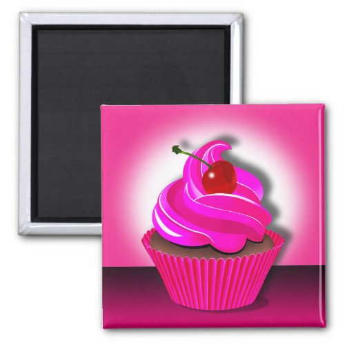 Cupcake Spotlight by Cheryl Daniels Magnet