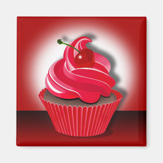 "Cupcake Spotlight" by Cheryl Daniels Magnet